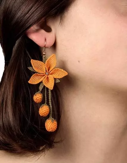 Summer Earrings Nallıhan Needle Lace PGI